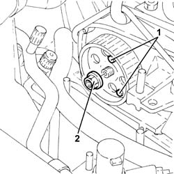 Pressure pump pulley - r r