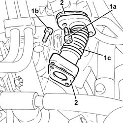 E.g.r. system solenoid - r + r