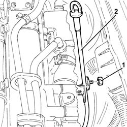 Oil dip stick pipe - r r
