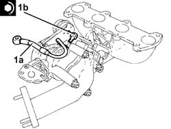 Engine oil delivery pipe to turbocharger - r + r