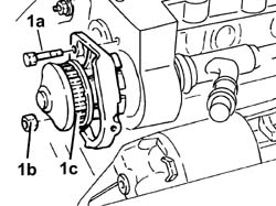 Engine oil pump - r+r with power unit removed
