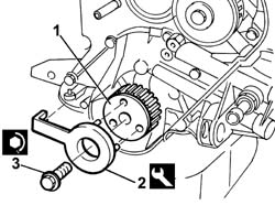 Engine oil pump - r+r with power unit removed