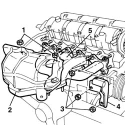 COMPONENTS TRANSFER for half-finished engine