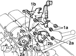 Toothed timing belt - r r with engine removed