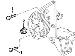 Supplementary pressure pump - dismantle