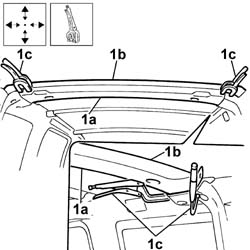 R.R. ROOF PANEL REAR CROSSMEMBER