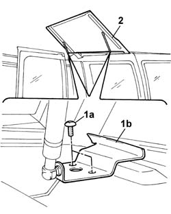 Load compartment roof flap
