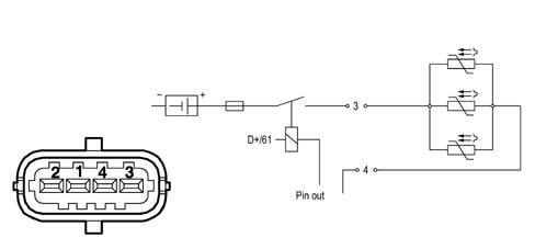 Pressure pump electric control