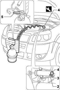 Hydraulic clutch system bleed air