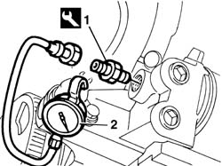 Lubrication system - check delivery pressure
