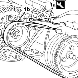 Engine - position on stand and remove