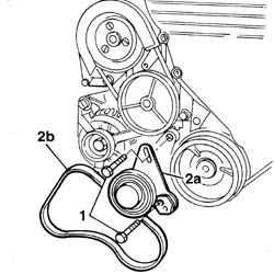 Engine - position on stand and remove