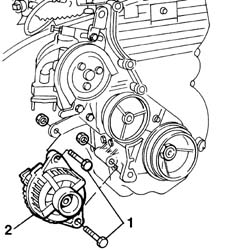 Engine - position on stand and remove