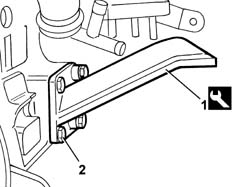Engine - position on stand and remove