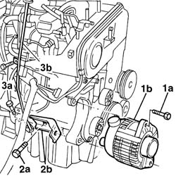 Engine - position on stand and remove