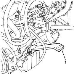 Engine - position on stand and remove