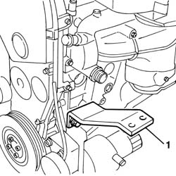Engine - position on stand and remove