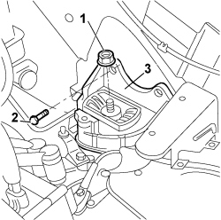 Gearbox side mount flexible block - replace