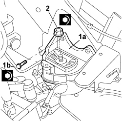 Gearbox side mount flexible block - replace