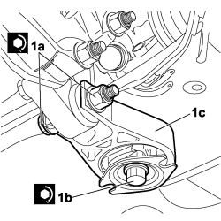 Power unit lower reaction link r r