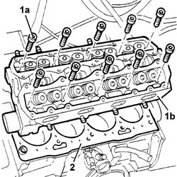 Cylinder head - r + r and replace gasket