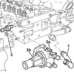 Single cylinder head, removed - overhaul