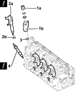 Single cylinder head, removed - overhaul
