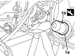 Front crank shaft cover oil seal - replace