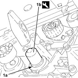 Front crank shaft cover oil seal - replace