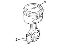 Piston/cylinder liner - r r