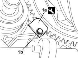 Toothed drive pulley - r + r with timing belt removed