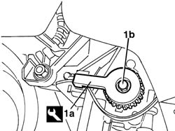 Toothed drive pulley - r + r with timing belt removed