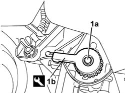 Toothed drive pulley - r + r with timing belt removed