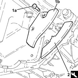 Toothed drive pulley - r + r with timing belt removed