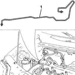Front fuel delivery line - r r