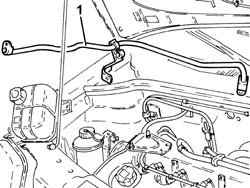 Front fuel delivery line - r r