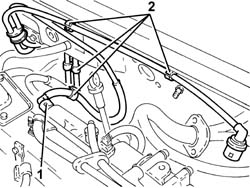 Front fuel delivery line - r r