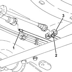 Front fuel delivery line - r r