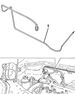 Front fuel delivery line - r r