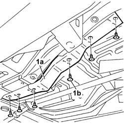 Intermediate fuel delivery hose r r