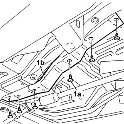 Intermediate fuel delivery hose r r