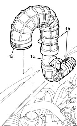 TURBOCHARGER - EXHAUST MANIFOLD - EXHAUST PIPE CONNECTING HOSE - R.R.