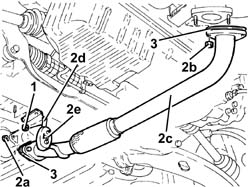 TURBOCHARGER - EXHAUST MANIFOLD - EXHAUST PIPE CONNECTING HOSE - R.R.