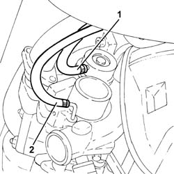 TURBOCHARGER - EXHAUST MANIFOLD - EXHAUST PIPE CONNECTING HOSE - R.R.