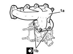 Turbo/manifold/sleeve assembly dismantle
