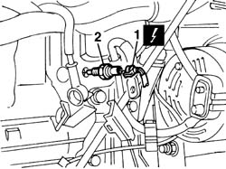 Engine oil pressure warning light switch - r + r