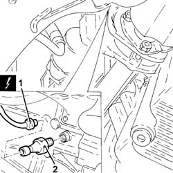 Engine oil pressure warning light switch - r + r