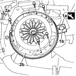 Clutch - r + r with gearbox removed