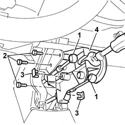 Gear hand-lever - r r