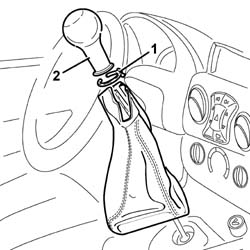 Gear lever knob - r + r